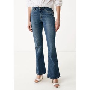 EVY High Waist/ Flared Leg Jeans Dames - Classic Blauw - Maat 28