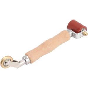 Handroller 40 Mm Hittebestendige Drukroller Silicone Dubbel Gebruik - Behang Platte Naadroller voor PVC TPO-lassen - Rood