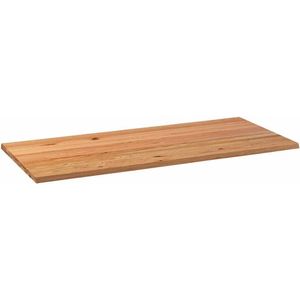 vidaXL Tafelblad - Eikenhout - 220x100x4,2 cm - Lichtbruin Eikenhouten Tafelblad - Rechte Tafel - Eetkamertafel - Salontafel - Tafelblad Kopen