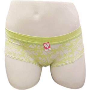 Boobs en Bloomers Kids/Tiener Hipster Groen met Palmbomen Maat 140