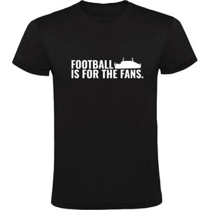 Football is for the Fans Heren T-shirt | Eindhoven | 040 | Zwart