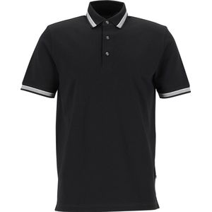 OLYMP Polo Casual - modern fit polo - zwart - Maat: XXL