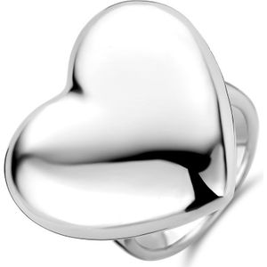 Gerhodineerd Zilver Ring Hart 1339533