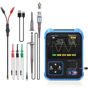 Portable TC3-3 Oscilloscope ESR Tester 2.4"" TFT Screen 1500mA Digital Mini - 200kHz Bandwidth 2.5 MS/S Sampling Rate