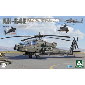 1:35 Takom 2602 AH-64E Apache Guardian - Attack Helicopter Plastic Modelbouwpakket