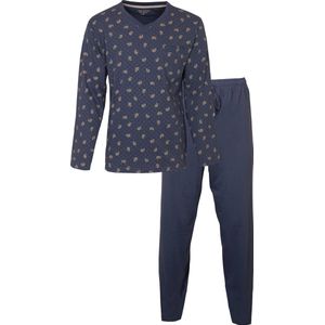 Paul Hopkins - Heren Pyjama - 100% katoen - Blauw- Maat 3XL