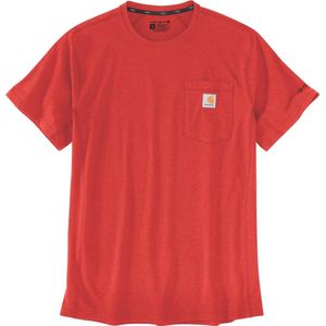 Carhartt Force Flex Pocket T-Shirts Red Barn Heather-M