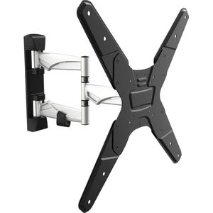TV muurbeugel TV draaibaar kantelbaar voor 32 - 55 inch, universele tv-beugel S3244, televisiebeugel voor wand, wandhouder tv 55 inch+, tot 30 kg met max. VESA 400x400 mm