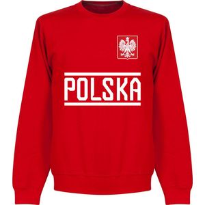 Polen Team Sweater - Rood - Kinderen - 116