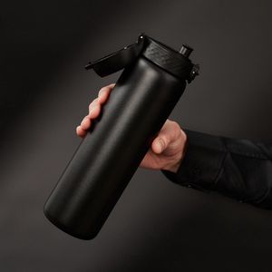 1 Liter Roestvrijstalen Waterfles - Lekvrij & Makkelijk te Openen - Draagbaar Handvat - Vaatwasserbestendig - Krasbestendige Verf - 1200ml (40oz)