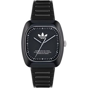 Adidas Originals Retro Wave Two AOSY24531 Horloge - Kunststof - Zwart - Ø 37 mm