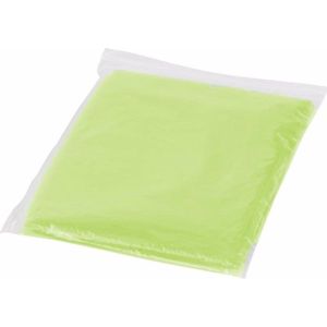 20x stuks wegwerp regenponcho groen voor volwassenen