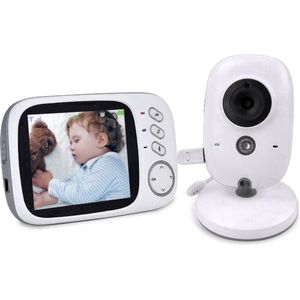 Velox Babyfoon - Babyfoon Met Camera - LCD Kleurenscherm - Nachtzicht - Temperatuurweergave - Terugspreekfunctie