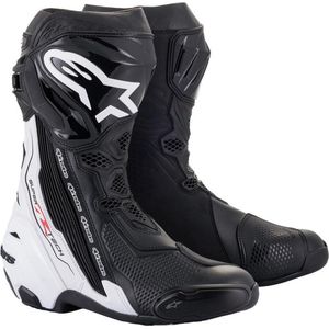 Alpinestars Supertech R 2021 Black White 42 - Maat - Laars