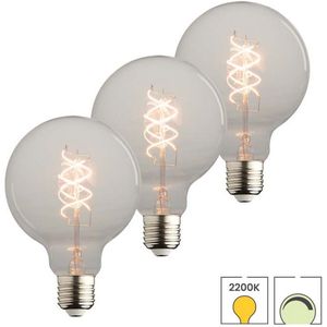 E27 LED Lamp - 3-pack - 7.5 watt dimbaar - 2200K extra warm
