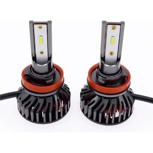 TLVX H8 Canbus LED lampen 6000K Wit Licht (set 2 stuks) CANBUS module / EMC / Extra Felle Koplampen / Witte Autolampen / LED CHIPS / 12V / 35 Watt vervanger / Auto / Motor / Dimlicht / Grootlicht / Mistlicht / Koplampen / Car lights