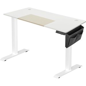 In hoogte verstelbaar bureau 60 x 140 cm met elektrische bediening Je ideale werkoppervlak: In hoogte verstelbaar bureau 60 x 140 cm
