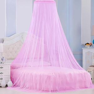 S&Dshopline® Klamboe bed voor tweepersoonsbed, eenpersoonsbed, 0,6 m x 2,5 m x 10,5 m, insectenbed, hoogwaardig XXL muggennet bed, fijnmazig bed voor op reis, thuis en binnen en buiten