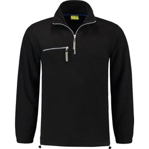 Lemon & Soda polar fleece sweater in de kleur zwart maat L.