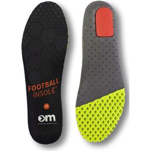 OrthoMovement Football insole - Voetbal inlegzolen - Inlegzool voor voetbalschoenen - maat 44