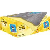 Post-it® value pack memoblok geel -76 x 127 mm - 16 blokken + 4 GRATIS