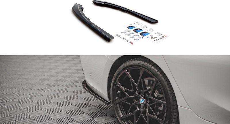 Maxton Design - Rear Side Splitters - BMW 3 G20/G21 - glossy black