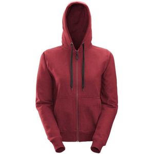 Snickers 2806 Dames Zip Hoodie - Chili Rood - M