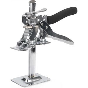 Blyx® - Handkrik - Tilhulp - Platenlift - Meubellifter - Dommekracht - Krik - Deurlift - Tegelen - Viking Arm - Platendrager - Deurlifter - 19 cm hoog - RVS - 120kg