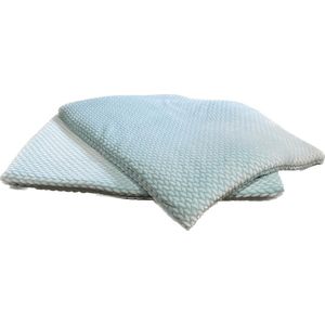 Chikko Quality - Softkussen - Voor honden en katten - Babyblauw met Wit