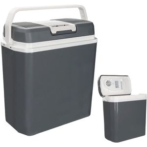Koelbox 24 liter - Elektrische mini-koelkast voor auto en camping, verwarming en koeling, A++ met ECO-modus