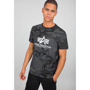 Alpha Industries Basic T-Shirt Camo Black Camo-M