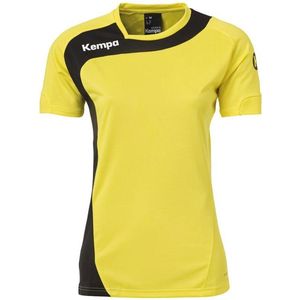 Kempa Peak Shirt Dames Limoen Geel-Zwart Maat XS