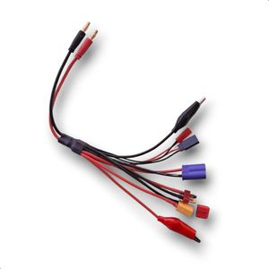 Tech Essentials® RC LiPo Universele Laadkabel - 6in1 | XT60 - Connector - Modelbouw - Bestuurbare Auto