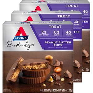 Atkins | Endulge | Chocolade Peanut Butter Cups | 3 stuks | 3 x 17 gram