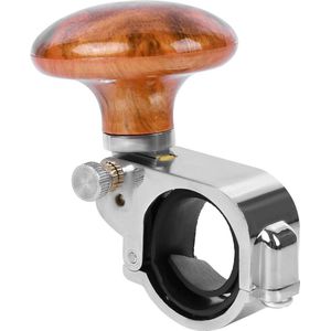 Houten stuurwiel spinner - Stuurknop auto stuurversterker handvat bal voor voertuig vrachtwagens boten Stuurknop