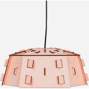 BUCK hanglamp - WOMP - de houten lamp - hanglamp - lasergesneden - bouwpakket - multiplex - hout - e27 - sfeerlicht