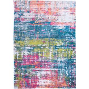 Vloerkleed Louis de Poortere Streaks Atlantic 9214 Jefferson Vloerkleed - 140x200  -  -  Tapijt -  -