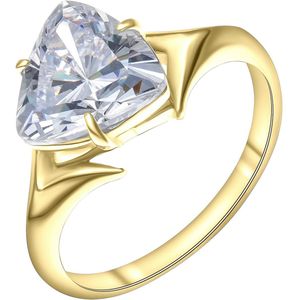 Elysia – Trillion Solitair Moissanite Ring - 1 karaat