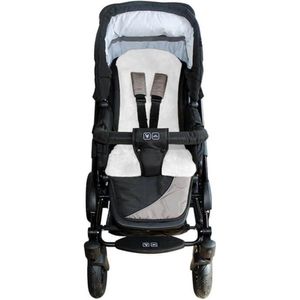 WOOOL® Schapenvacht Opleg Buggy - Baby - Wit - 100% Echte Schapenwol  - Kinderwagen en Autostoel