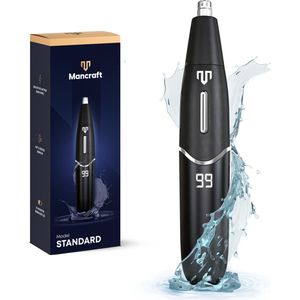 Mancraft Neustrimmer Standard - Neushaartrimmer mannen - Oortrimmer - Waterdicht - Oplaadbaar