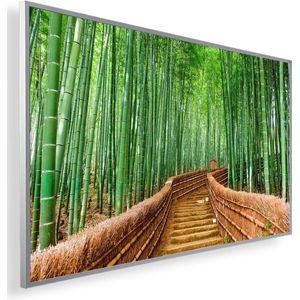 Infrarood Verwarmingspaneel 300W met fotomotief en Smart Thermostaat (5 jaar Garantie) - Japan Bamboo 182