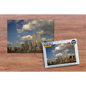 Puzzel Wolken omringen het World trade center in New York - Legpuzzel - Puzzel 500 stukjes