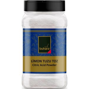 Buhara - Citroenzuur Fijn - Citroen Zuur Gemalen - Limon Tuzu Toz - Cidric Acid Powder - Acide Citrique Moulue - 270 gr