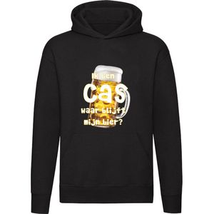 Ik ben Cas, waar blijft mijn bier Hoodie - cafe - kroeg - feest - festival - zuipen - drank - alcohol - naam - trui - sweater - capuchon