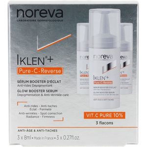 Noreva Iklen+ [Pure-C-Reverse] Regenerating Booster Serum Set van 3 x 8 ml