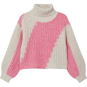 Name it trui meisjes - roze - NKFonina - maat 116