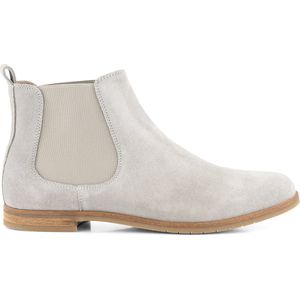 NoGRZ J.Zocher Dames - Suede leren Chelsea boot - Enkellaarsjes - Grijs Leer