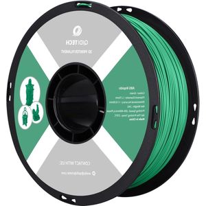 Rapido 3D Printer Filament 1.75mm ABS 1kg Spoel Groen High Speed Printing - Resistent - Meeste FDM Printers