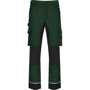 WK. Designed To Work Gerecycleerde performance heren werkbroek WK743 - Forest Green / Black - 42 NL (36 FR)