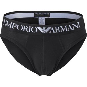 Emporio Armani Brief Iconic (1-pack) - heren slip zonder gulp - zwart - Maat: S